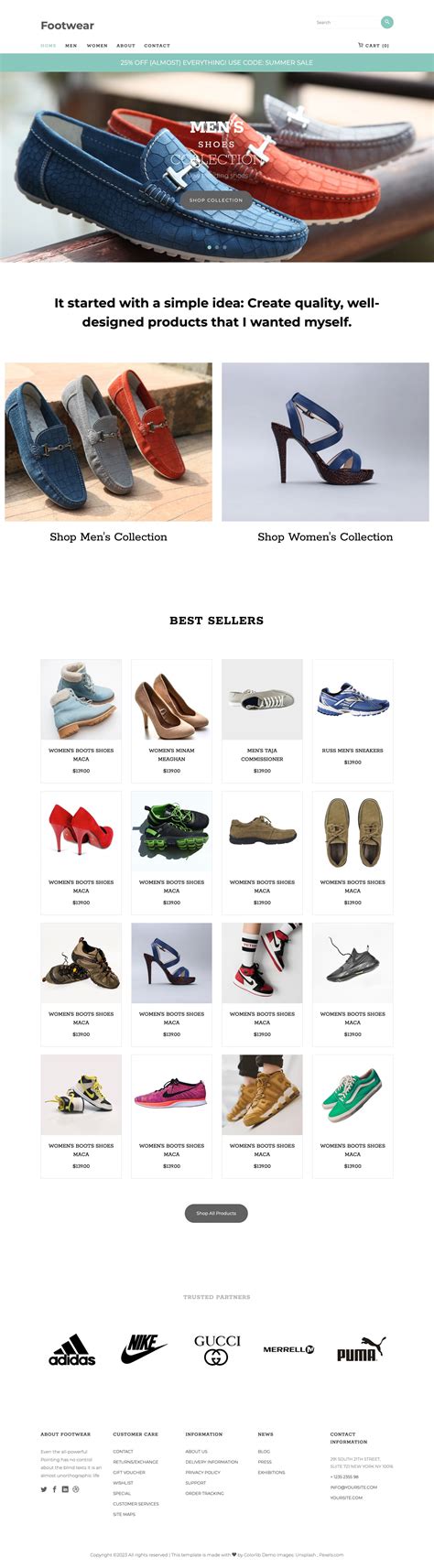 complex shoes website.